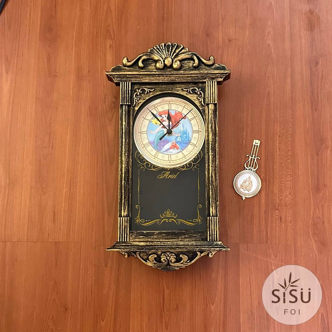Disney Ariel Wall Clock (Category: Clocks) located in Zamboanga. Submitted by sisufoi (Listing ID 1330820824, Image 3). Description: Disney Ariel Wall Clock Brand New In Box In working condition Make every moment magical with this enchanting Disney Ariel pendulum wall clock! Dive into a world of whimsy and wonder every hour..