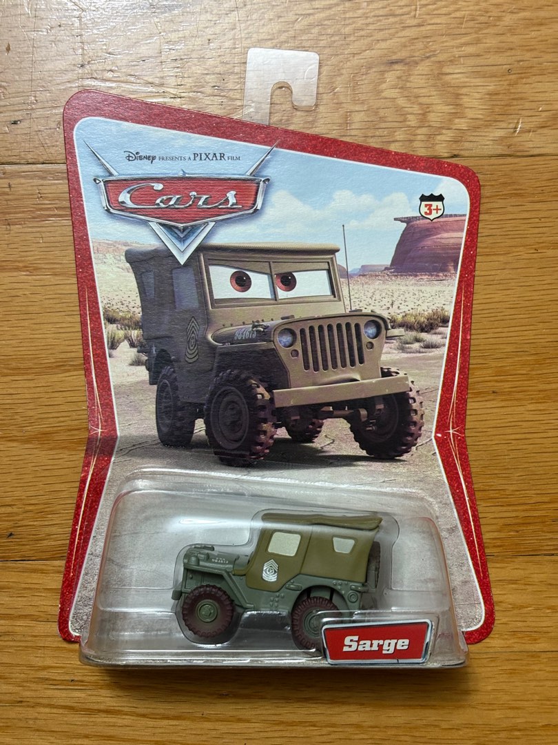  Disney Cars Original First release Sarge, Hobbies & Toys, Toys & Games 