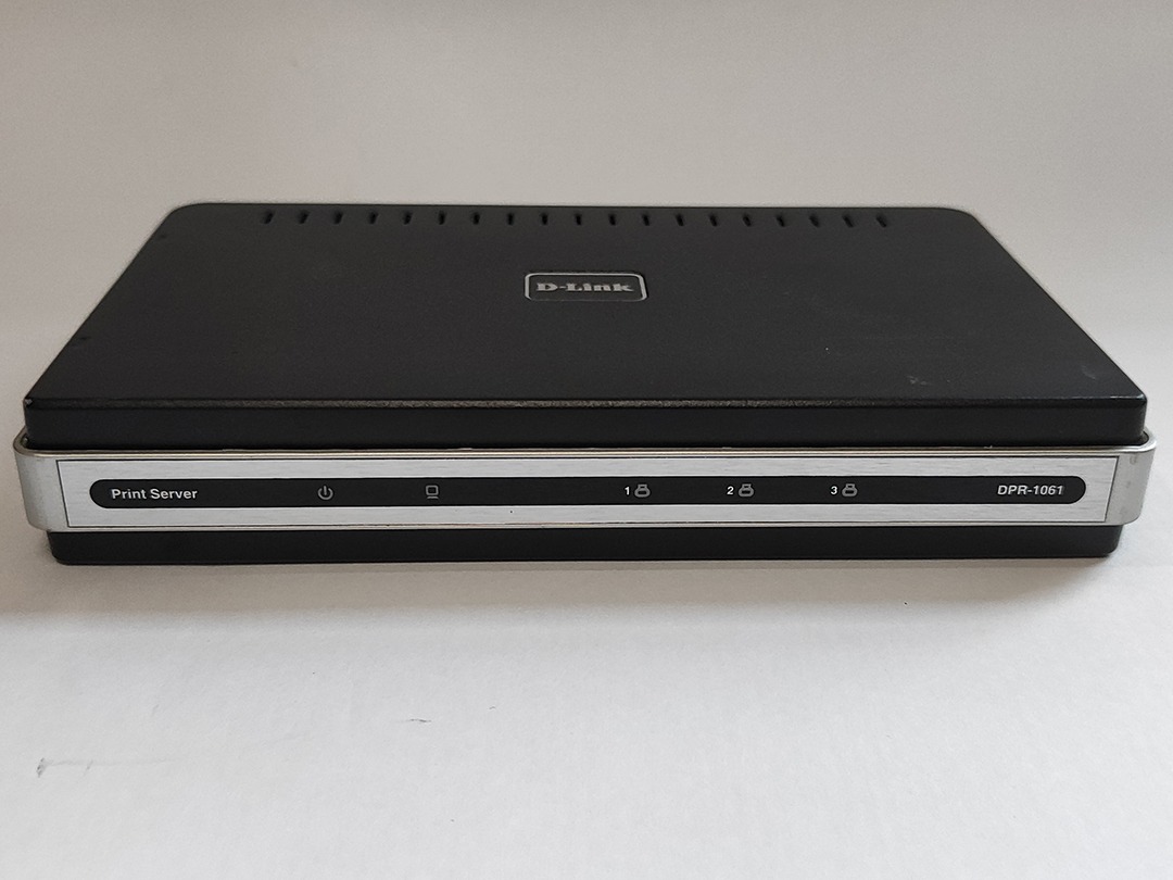 D link dpr 1061 network lan rj45 print server 2 usb 1 parallel