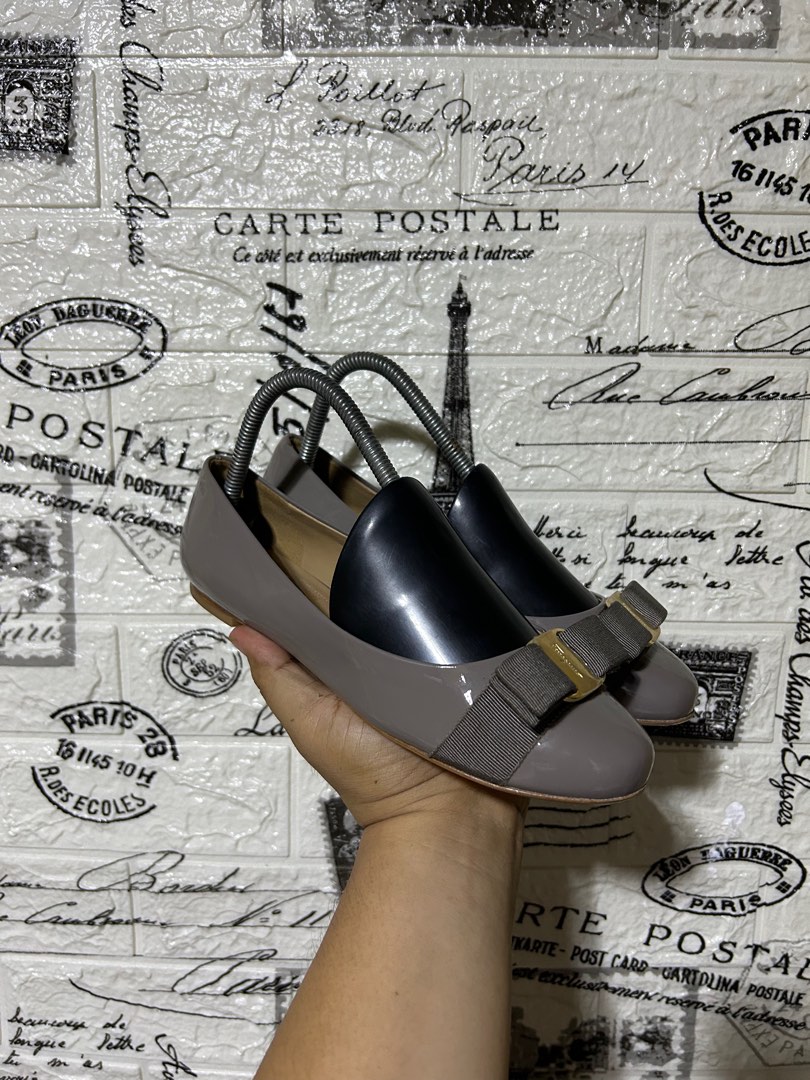 Ferragamo Salvatore Varina Ballet Flat Luxury Sneakers Footwear on Carousell