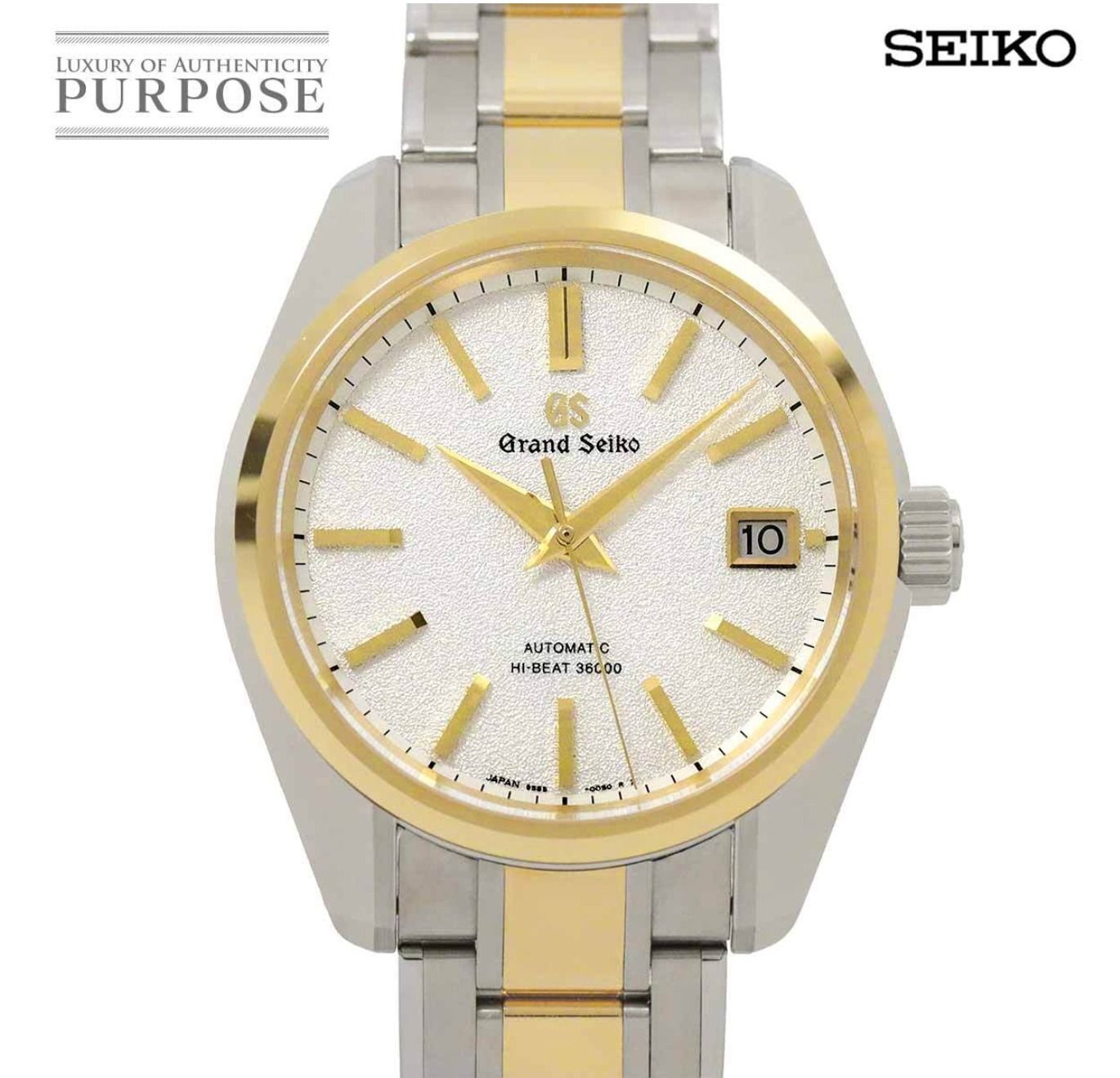 Grand Seiko Mechanical Hi-Beat Heritage Collection Combination SBGH252 9S85A-00W0 YG Automatic HI-BEAT 90****** (Category: Watches) located in Singapore. Submitted by luxasia.biz (Listing ID 1330852574, Image 1). Description: https://page.auctions.yahoo.co.jp/jp/auction/m1153311587 .