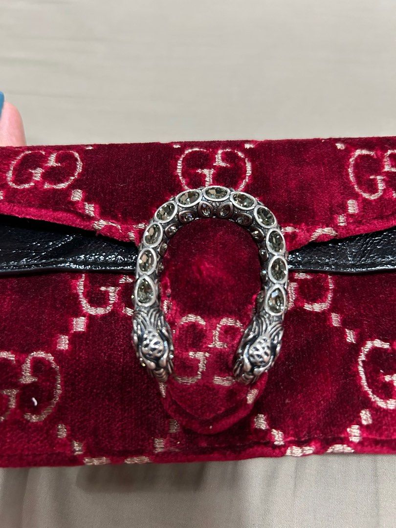 Gucci Dionysus mini velvet clutch