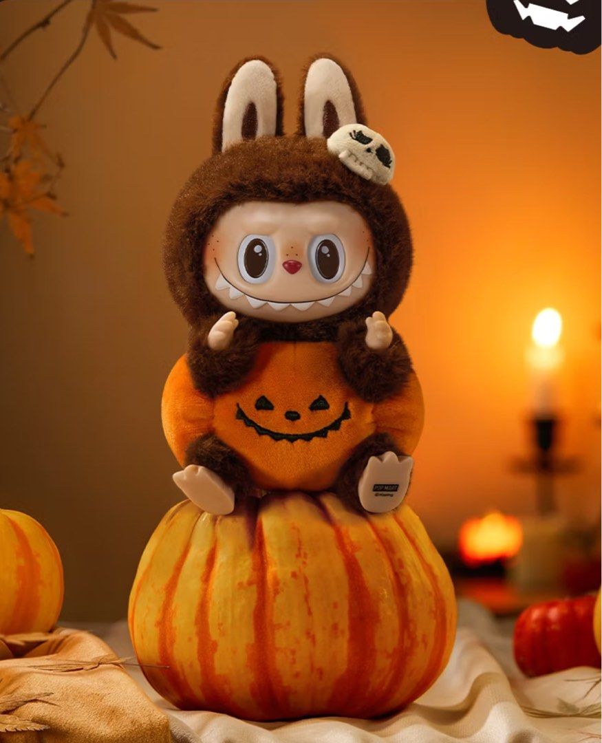 Labubu Halloween (Hallobubu) onhand (Category: Designer & Blind Box Toys) located in Bulacan. Submitted by jk.declutters (Listing ID 1330770928, Image 2). Description: POP MART Happy Halloween Party Series-Sitting Pumpkin Vinyl Plush Pendant 🎃 Halloween Labubu (Firm price) MOP: gcash/BDO .