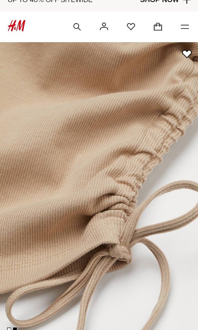 H&M mama ribbed maternity dress (Category: Maternity wear) located in Santa Cruz. Submitted by sohba (Listing ID 1330776751, Image 3). Description: super stretch upto full term s-m frame.