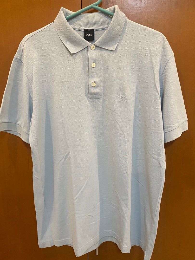 Hugo Boss Polo Shirt (Category: Tshirts & Polo Shirts ) located in Panabo. Submitted by jesrielle (Listing ID 1330853325, Image 1). Description: Medium 21x28 Good condition Color may vary due to lighting.