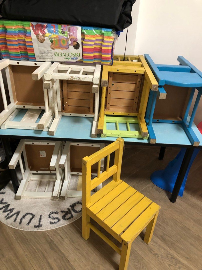 Ikea wooden kids chair outlet