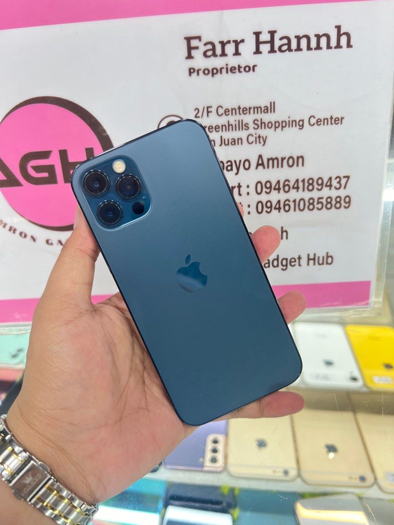IPHONE 12PRO (Category: iPhone 12 Series) located in Manila. Submitted by farhanadau39938 (Listing ID 1330812082, Image 1). Description: IPHONE 12PRO •128GB •NTC APPROVED •NO ISSUE •NO REPAIR HISTORY •GOOD AS NEW •NOT REFURBISHED •LEGIT/ ORIGINAL •UNLI RESET •FACTORY UNLOCK •99SMOOTH INCLUSION CASE TEMPERED GLASS CHARGER Follow us on tiktok: www.tiktok.com/@amrongadgethub We deliver right at your doorsteps! *Store Pick-UP *Cash on Delivery door t