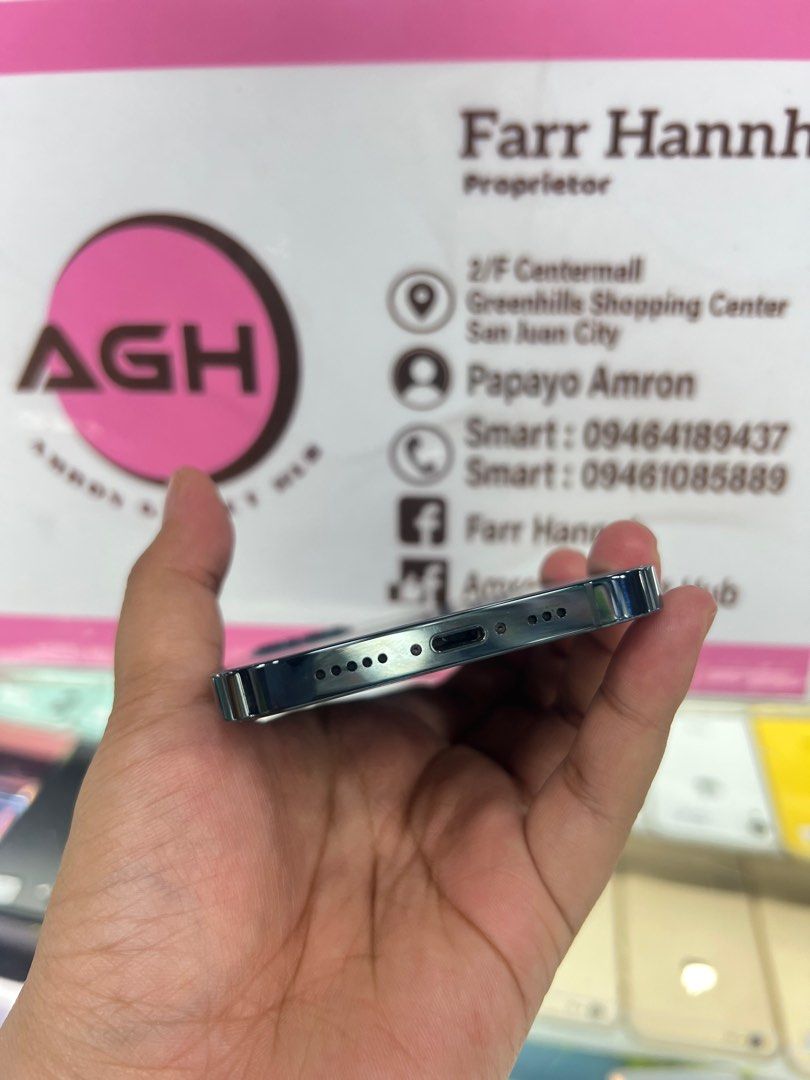 IPHONE 12PRO (Category: iPhone 12 Series) located in Manila. Submitted by farhanadau39938 (Listing ID 1330812082, Image 2). Description: IPHONE 12PRO •128GB •NTC APPROVED •NO ISSUE •NO REPAIR HISTORY •GOOD AS NEW •NOT REFURBISHED •LEGIT/ ORIGINAL •UNLI RESET •FACTORY UNLOCK •99SMOOTH INCLUSION CASE TEMPERED GLASS CHARGER Follow us on tiktok: www.tiktok.com/@amrongadgethub We deliver right at your doorsteps! *Store Pick-UP *Cash on Delivery door t