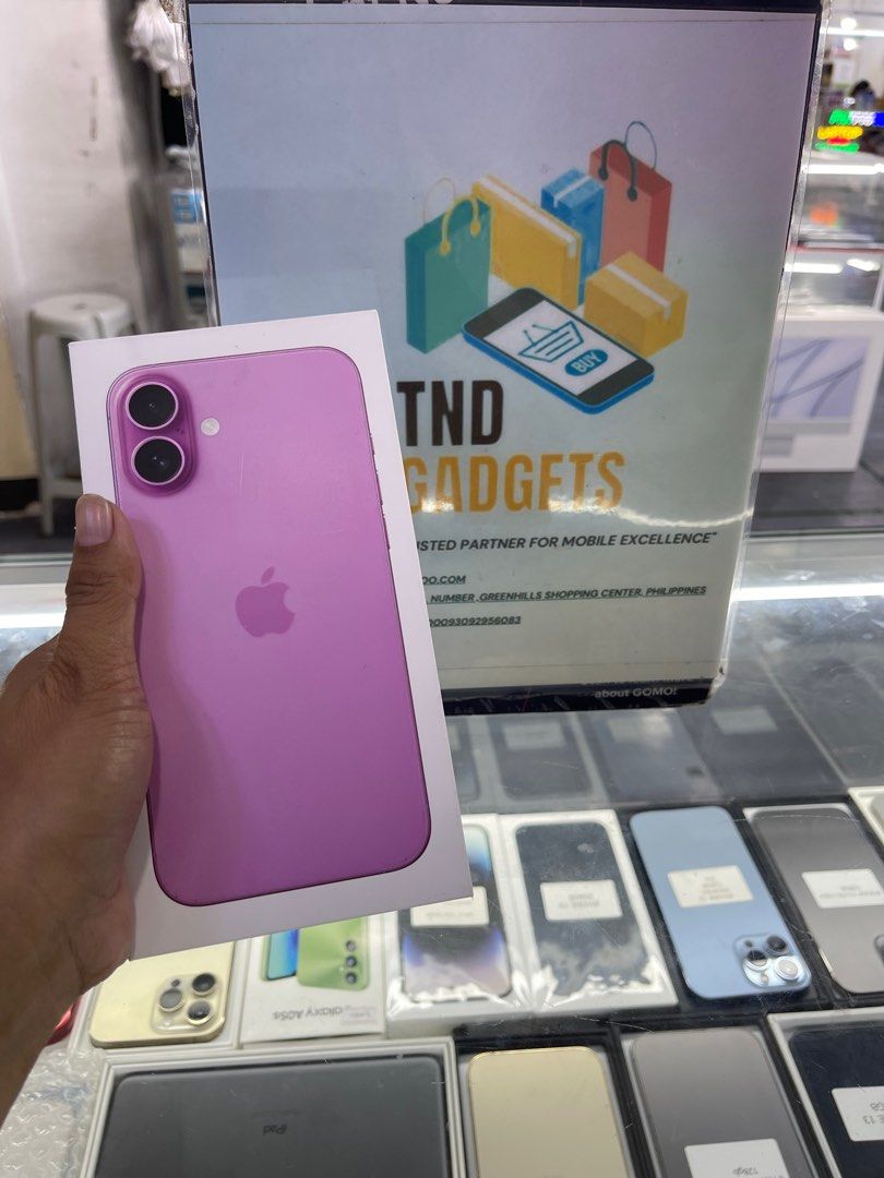 Iphone 16 Plus 256gb (Category: iPhone 16 Series) located in Pasig City. Submitted by melissaomb01623 (Listing ID 1330829105, Image 1). Description: Iphone 16 Plus 256gb Brand new Hk variant 📌pick up store in greenhills shopping center 📌we do cod in metro manila and near provinces just add sf only 📌we ship nationwide via LBC 📌we accept swap/trade in 📌we accept credit card installment 📌we accept ggives 📌we accept billease installment 📌for 
