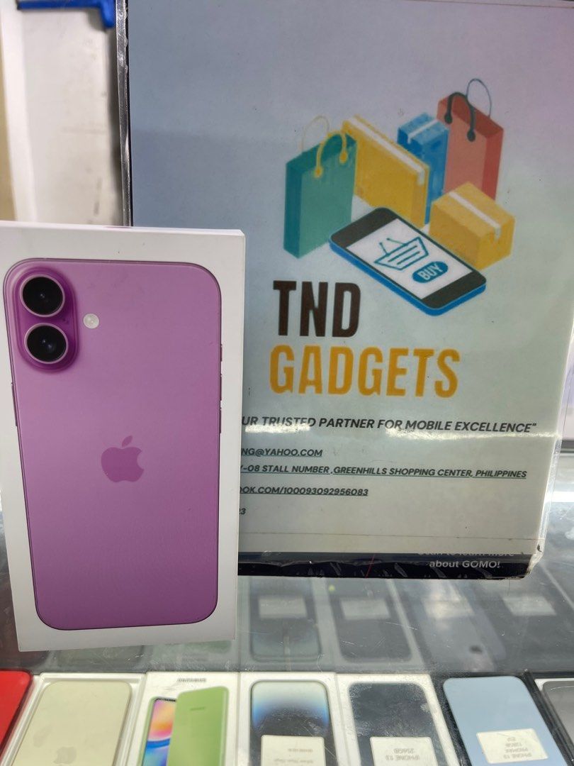 Iphone 16 Plus 256gb (Category: iPhone 16 Series) located in Pasig City. Submitted by melissaomb01623 (Listing ID 1330829105, Image 2). Description: Iphone 16 Plus 256gb Brand new Hk variant 📌pick up store in greenhills shopping center 📌we do cod in metro manila and near provinces just add sf only 📌we ship nationwide via LBC 📌we accept swap/trade in 📌we accept credit card installment 📌we accept ggives 📌we accept billease installment 📌for 
