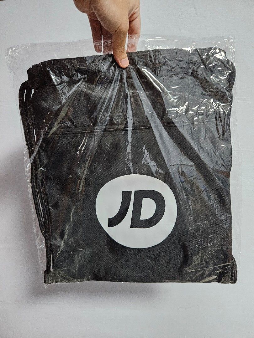 Jd sports drawstring plastic bag hotsell