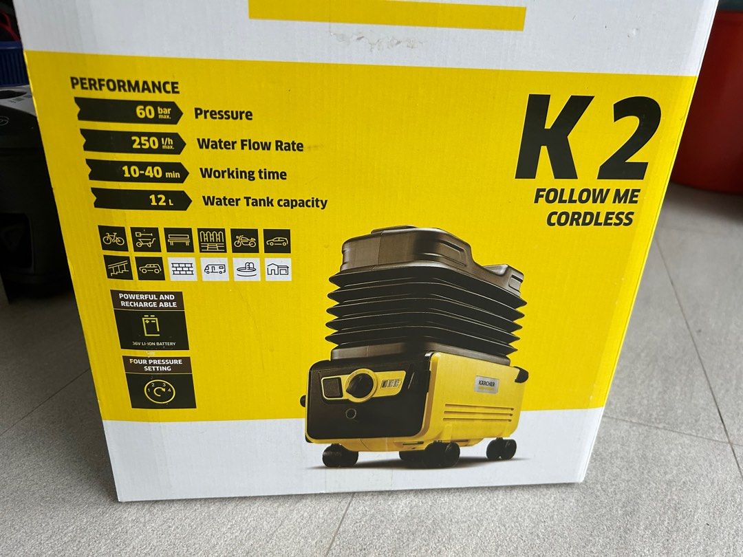 Karcher cordless pressure washer K2 TV Home Appliances Other Home Appliances on Carousell