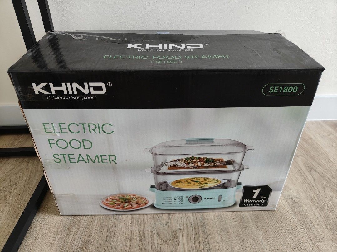 KHIND FOOD STEAMER SE1800 1800W 11L 1TIER TV Home Appliances Kitchen Appliances Cookers on Carousell