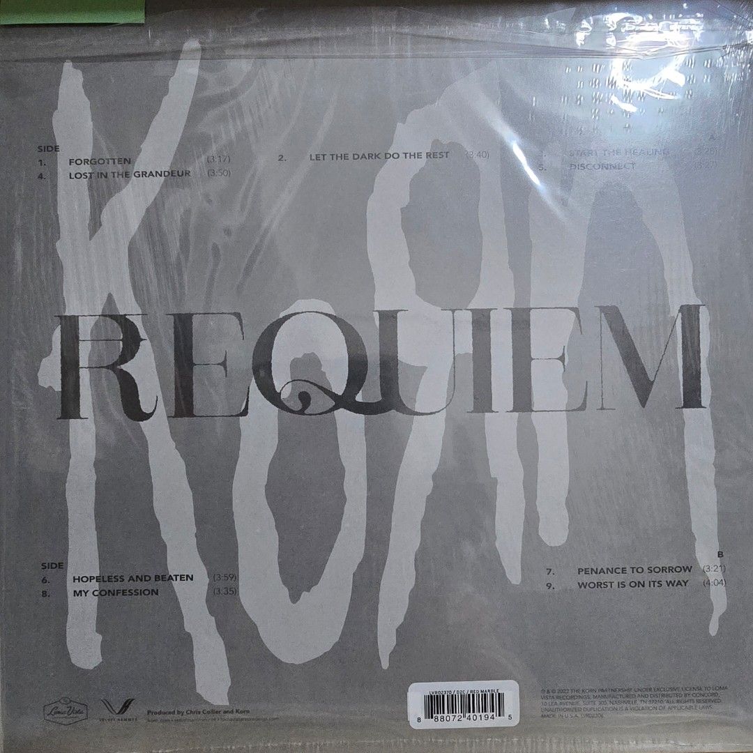 Korn-Requiem (Category: CDs & DVDs) located in Taguig. Submitted by Kapitan_Plaka (Listing ID 1330853183, Image 2). Description: Cover:NM Media:NM.