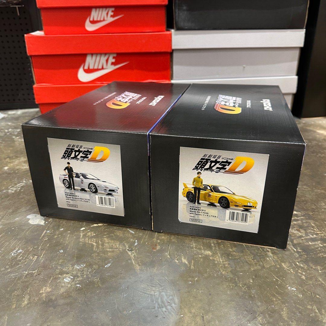京商 1/18 新劇場版 頭文字D Mazda RX-7 FD3S イエロー