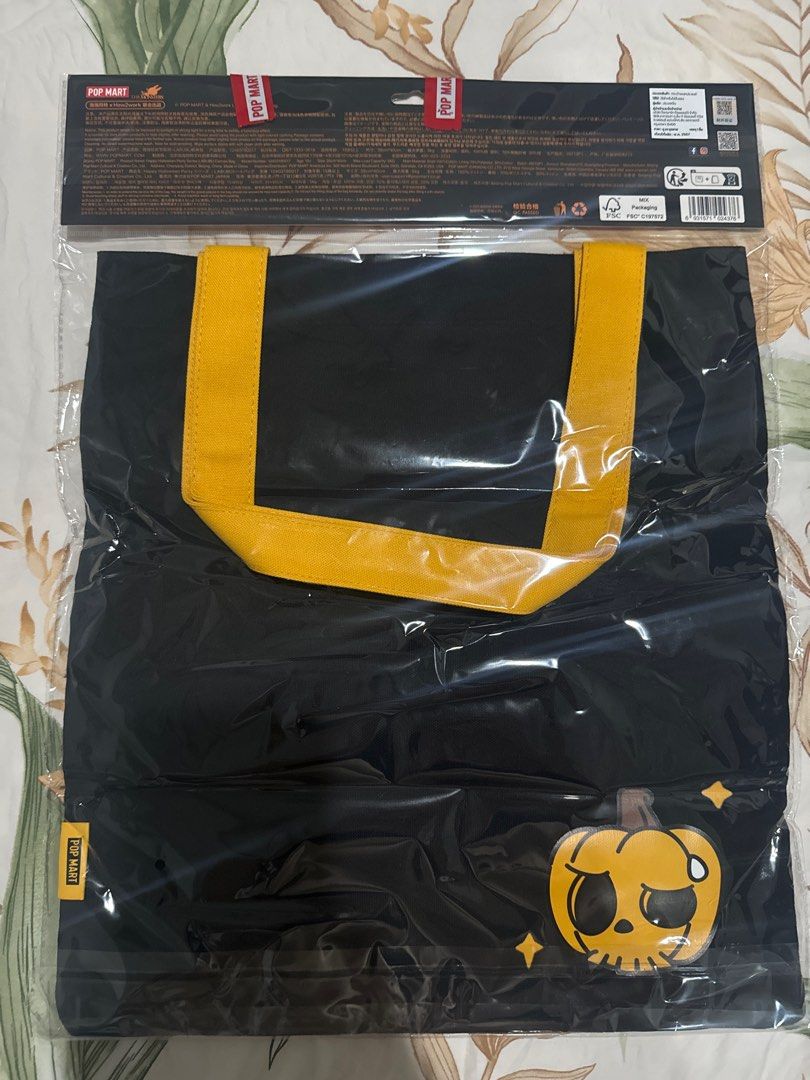 Labubu Halloween Tote from PopMart (Category: Tote Bags) located in Taguig. Submitted by the_abilty (Listing ID 1330758535, Image 2). Description: From thailand. Original Popmart Merch.