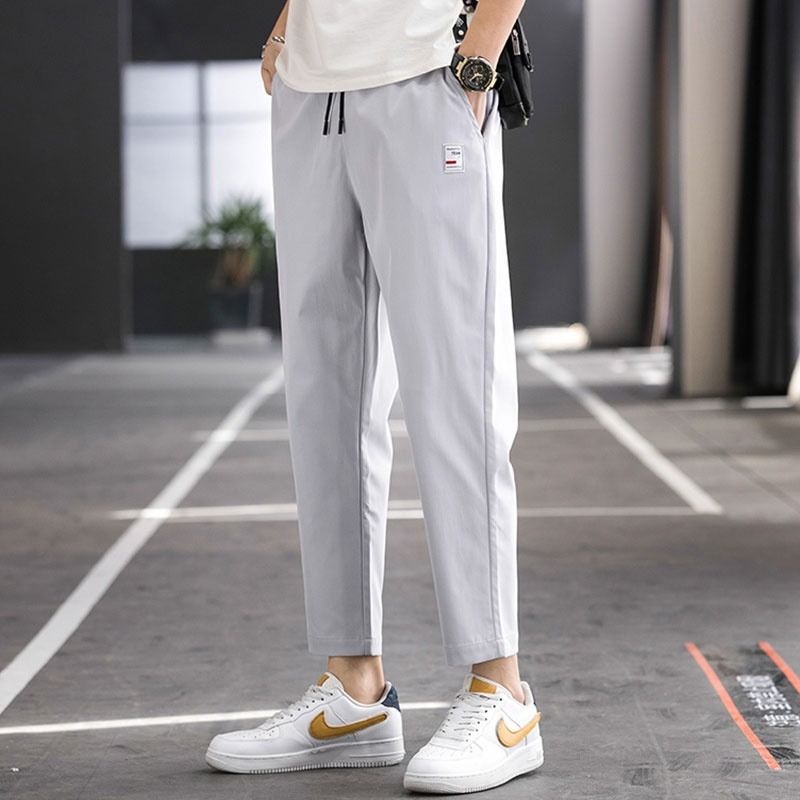 Slim fit ankle pants men deals
