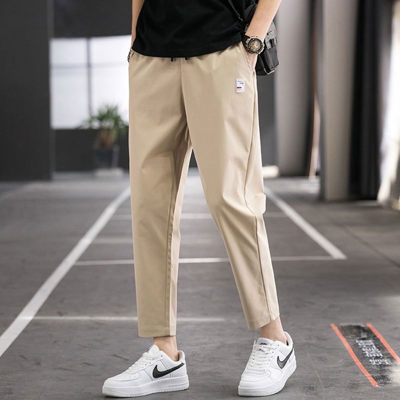 Men ankle trousers clearance