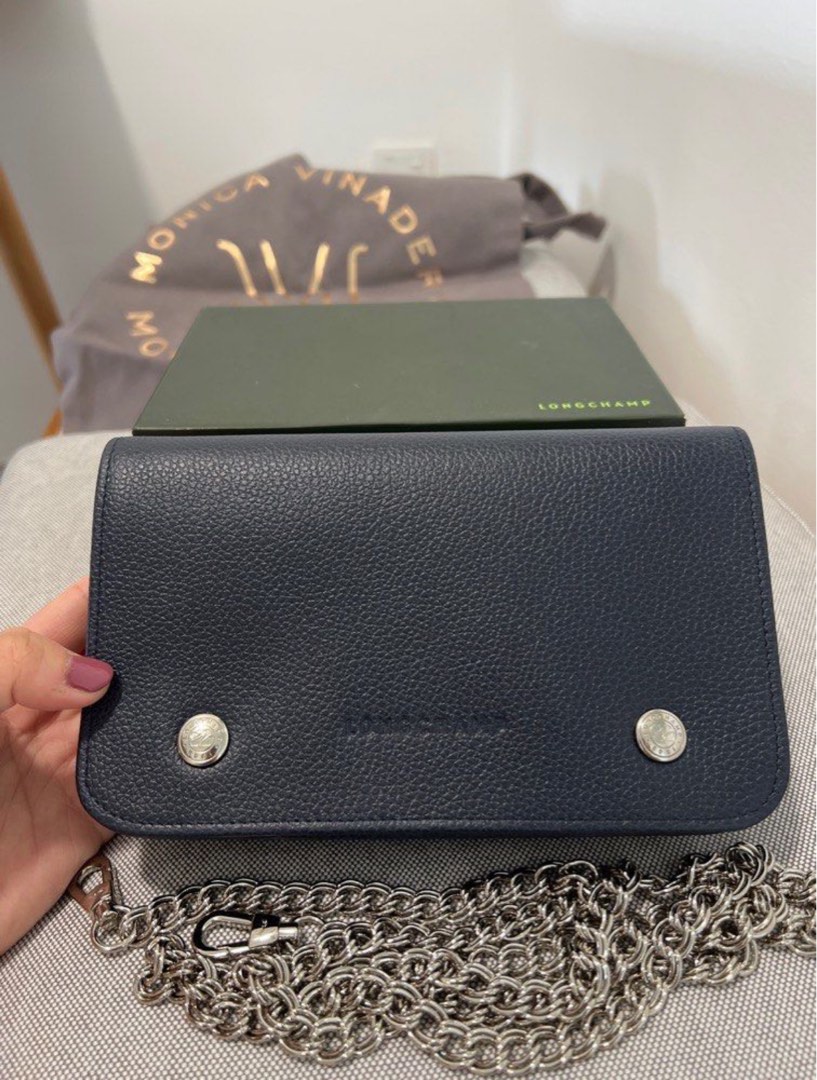 Longchamp wallet on chain Luxury Bags Wallets on Carousell