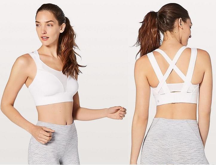 Lululemon Oxygen Bra Black dot size 6 Women s Fashion Activewear on Carousell