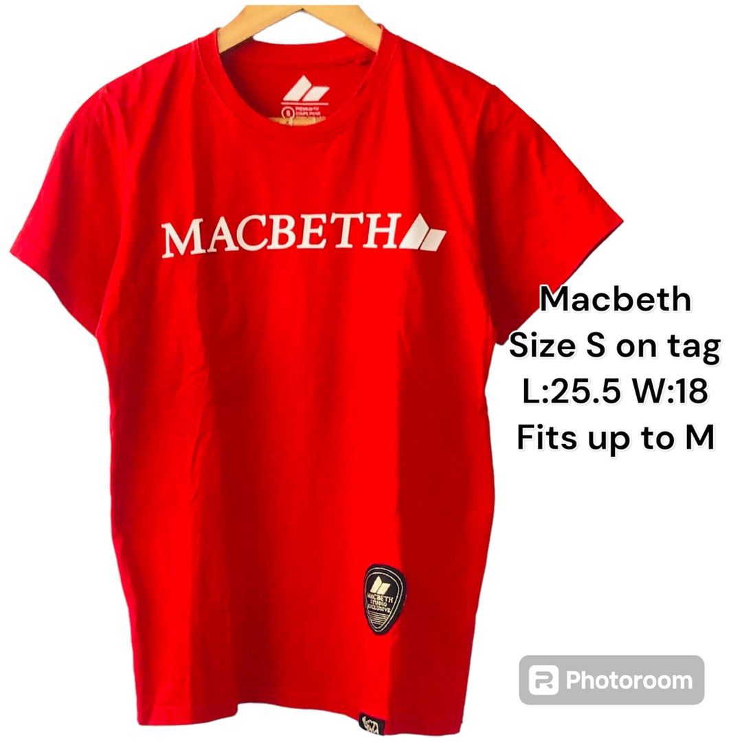 Macbeth Red Shirt for Women Women s Fashion Tops Shirts on Carousell