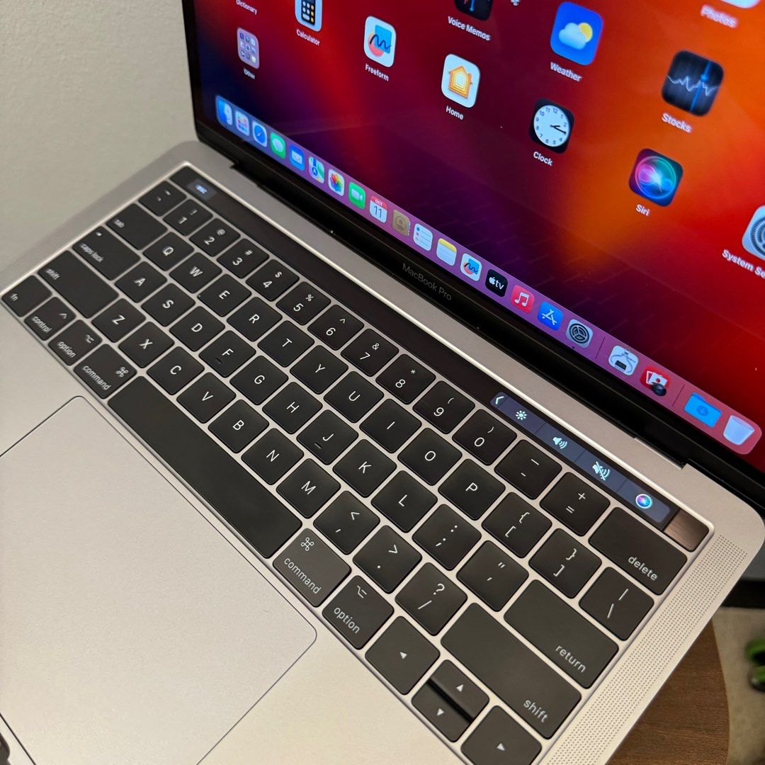 MacBook Pro 2017 13inch w/ TouchBar (Category: Laptops & Notebooks) located in Manila. Submitted by authentechgadgets (Listing ID 1330870711, Image 2). Description: MacBook Pro 2017 13inch w/ Touch Bar • Intel Core i5 ~ 3.1ghz • Intel Iris Plus Graphics 650 • 8gb Memory Ram • 256gb SSD Storage • Backlit Keyboard • With Touch Bar and Touch ID • 13.3-inch (2560 x 1600) • No Hidden Issues • It Comes with its Original Charger, Microsoft Office 2021 a