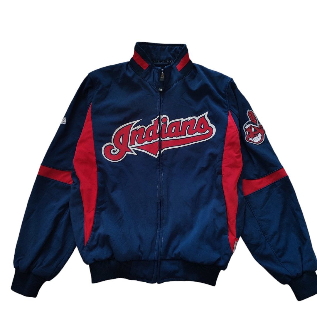 Majestic MLB Cleveland Indians Jacket Men s Fashion Coats Jackets and Outerwear on Carousell