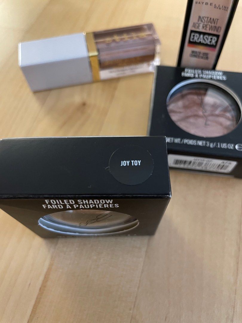 Makeup bundle : MAC | STILA | MAYBELLINE (Category: Makeup) located in Cebu City. Submitted by digitaldeclutter (Listing ID 1330787702, Image 2). Description: Makeup bundle AUTHENTIC MAC | STILA | MAYBELLINE ➡️2 MAC foiled eyeshadows in shades Joy Toy and Faerie - Swatched ➡️1 Stila Glisten & Glow Liquid E/S in PLAYA - swatched ➡️1 Maybelline Instant Age Rewind Concealer in 120 LIGHT - Brand New ✨Selling low na po ✨Shipping c/o buyer ✨MOP: BPI/BD