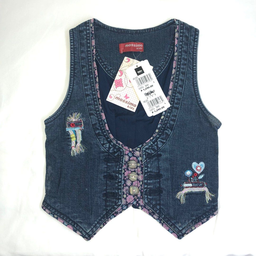 Mossimo denim vest deals