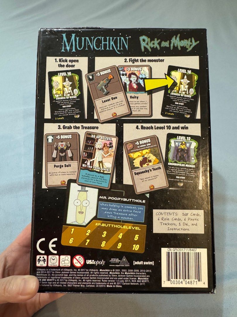 Munchkin Rick and Morty, Hobbies & Toys, Toys & Games on Carousell Munchkin Rick and Morty, Hobbies & Toys, Toys & Games on Carousell