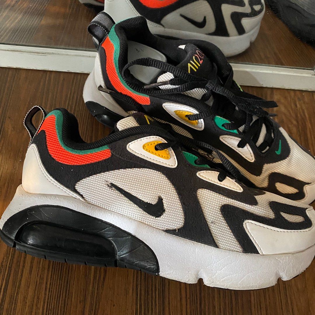 Nike air max 200 rasta white multicolor original murah not am 90 essential 95 97 og black volt solar red tn plus max sneakers second market Fesyen Wanita Sepatu di Carousell