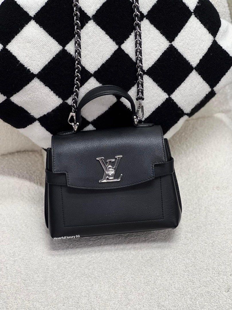 NO NEGO🙏🏻Louis Vuitton Lockme Ever Mini Bag Black Calfskin