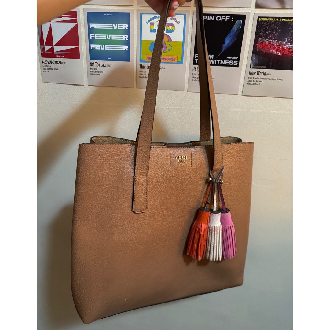 Original Guess Trudy Tassel Tote Bag