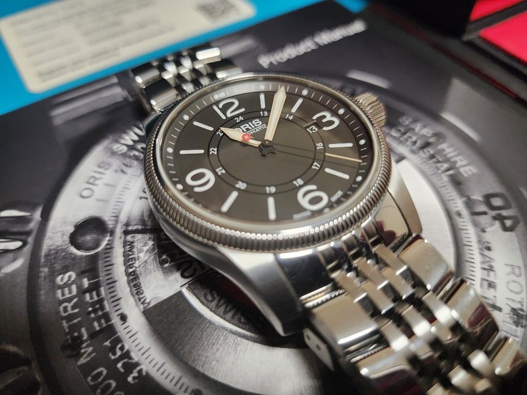 Oris BC Swiss Hunter Team (Category: Luxury Watches) located in Quezon City. Submitted by biroselvarietytrading (Listing ID 1330711610, Image 1). Description: Oris BC Swiss Hunter Team PS edition 44mm Bnew with waranty as seen last pic Swiss made Automatic Complete set and links Price neg.
