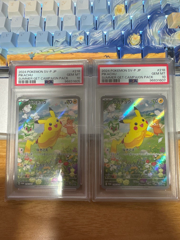 PSA 10] Pikachu #218 Summer Get Campaign Pack Japanese Promo