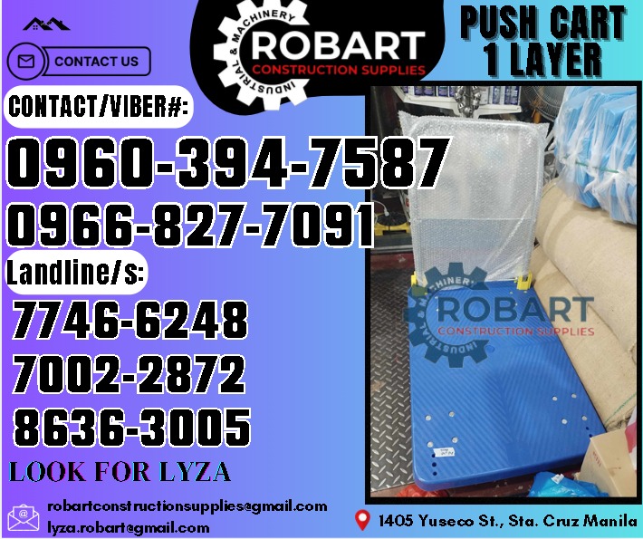 Push Cart 1Layer 300kg, Commercial & Industrial, Construction Tools ...