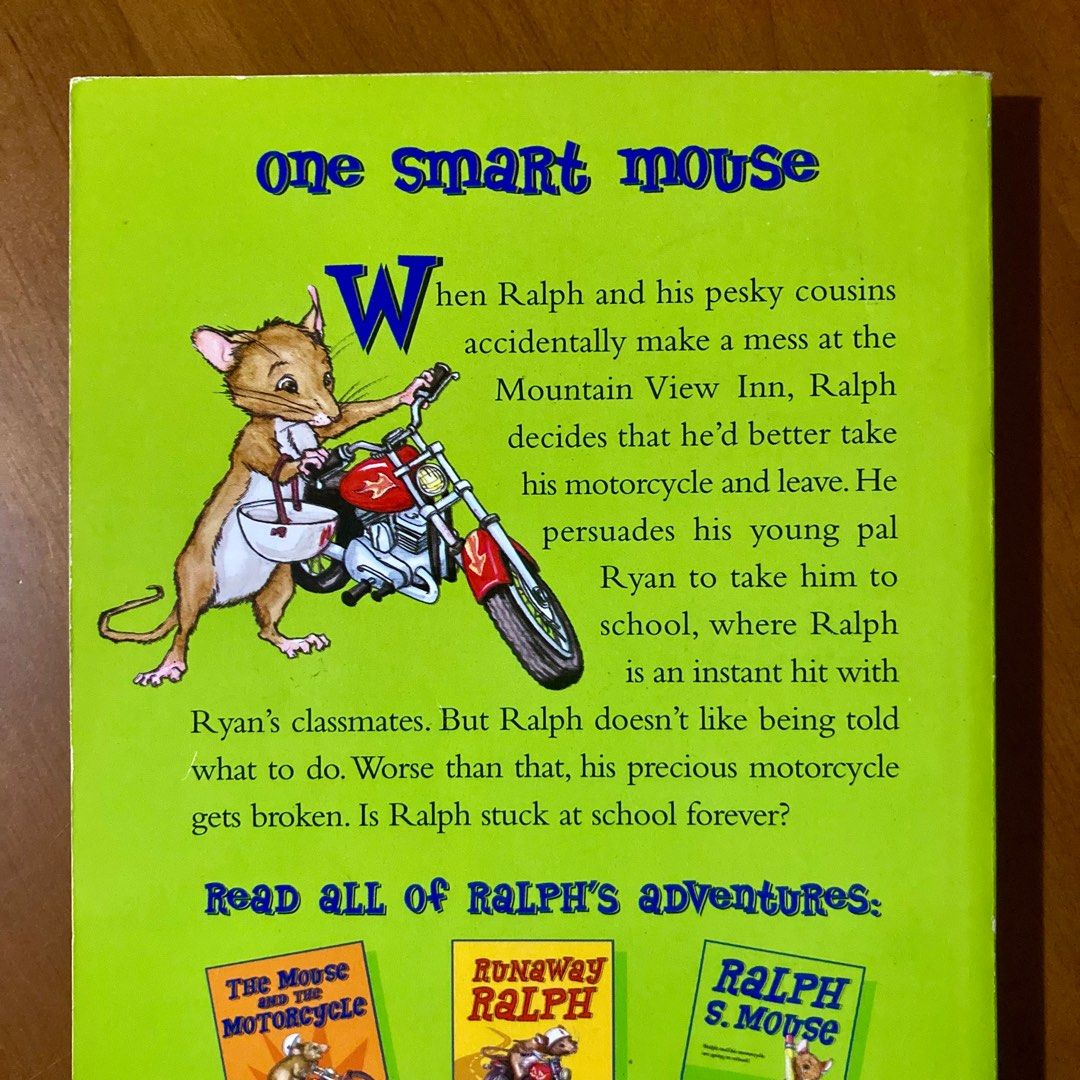 Matt From Ralph S Mouse Ralph S. Mouse by Beverly Cleary, Illustrated by Tracy Dockray (Middle ...