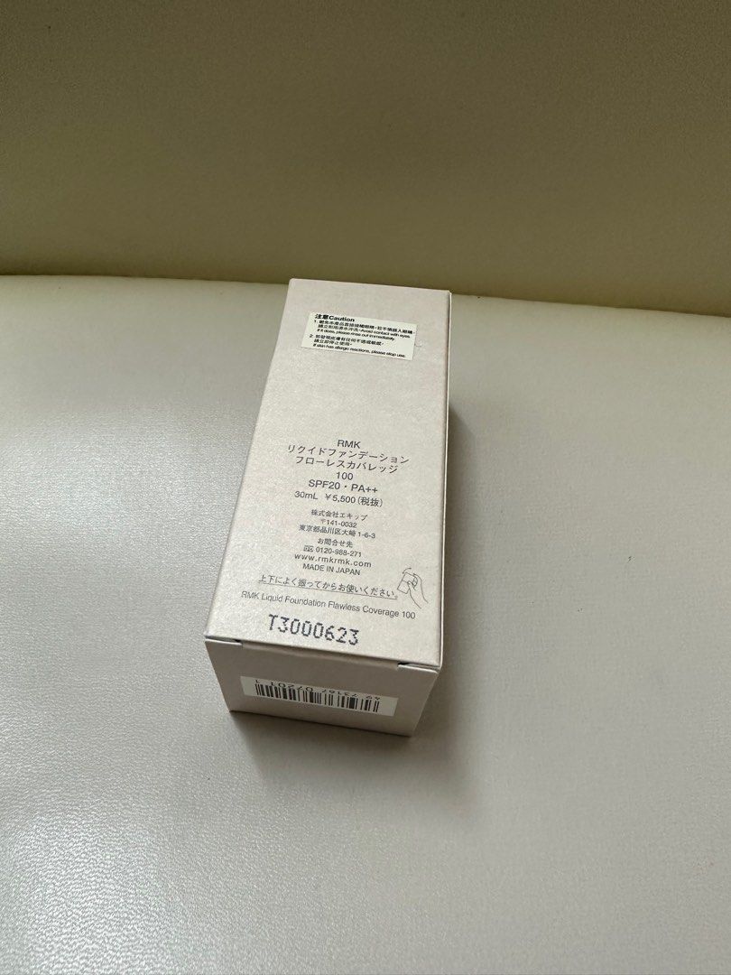 RMK Liquid Foundation Flawless Coverage (shade 100) 30mL, 美容＆個人護理, 健康及