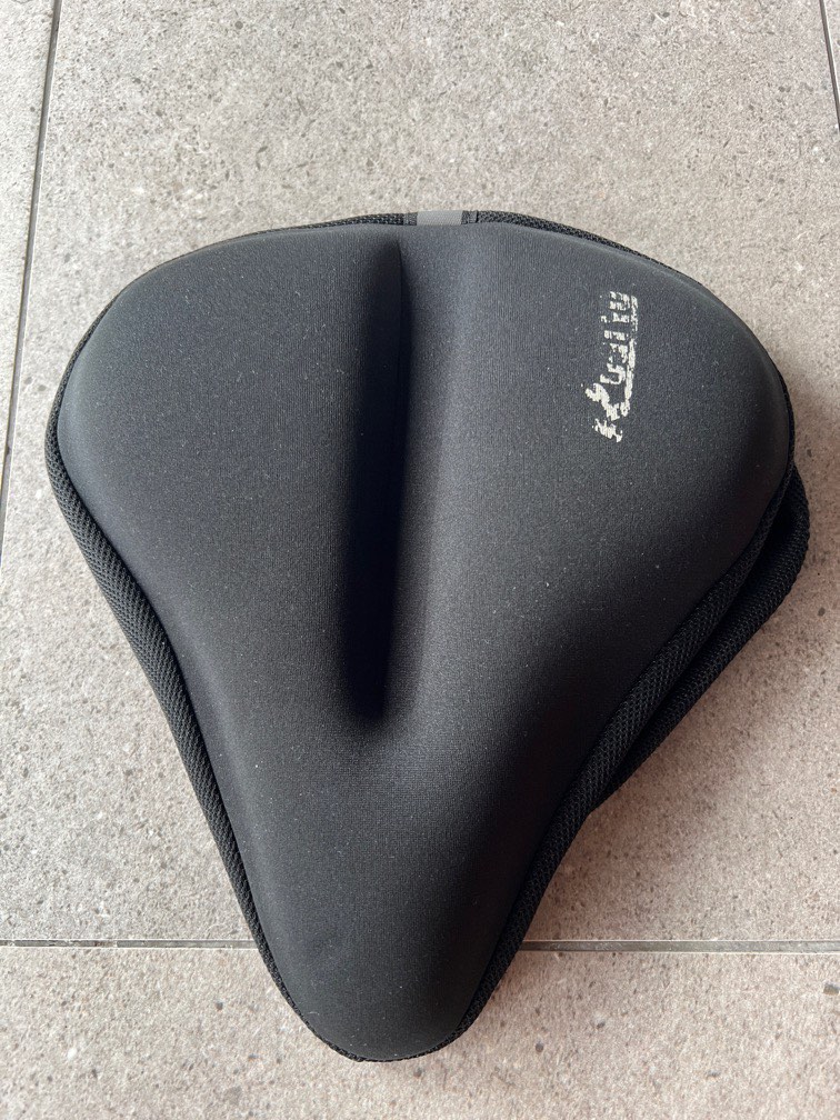 ROGTYO X Large Gel Bicycle Seat Cover Bike Saddle Cushion Pad Sports Equipment Bicycles Parts Parts Accessories on Carousell