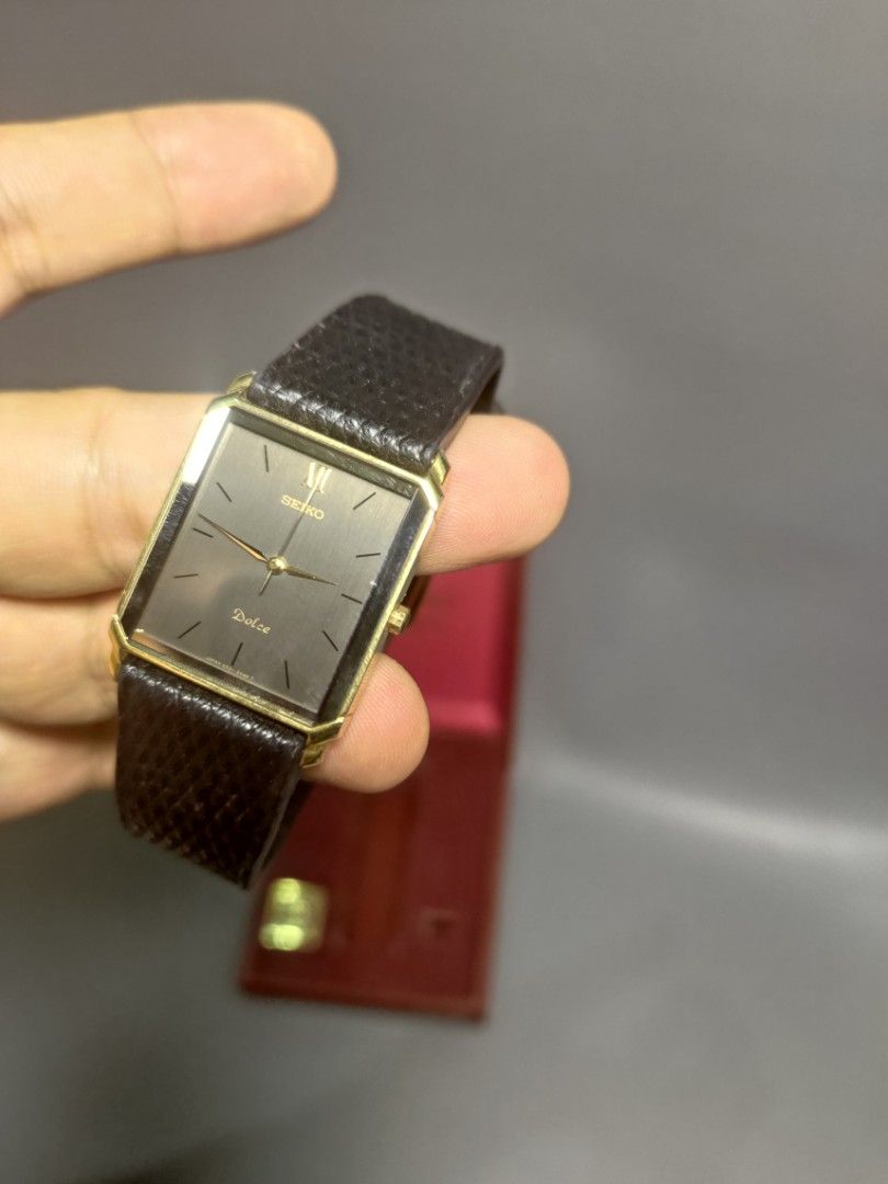 SEIKO DOLCE 5S21-5A20 (TAHUN 1992), Fesyen Pria, Jam Tangan di Carousell