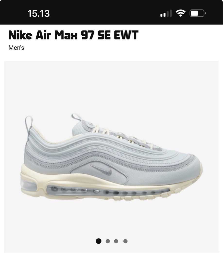 air max 97 triple white footlocker