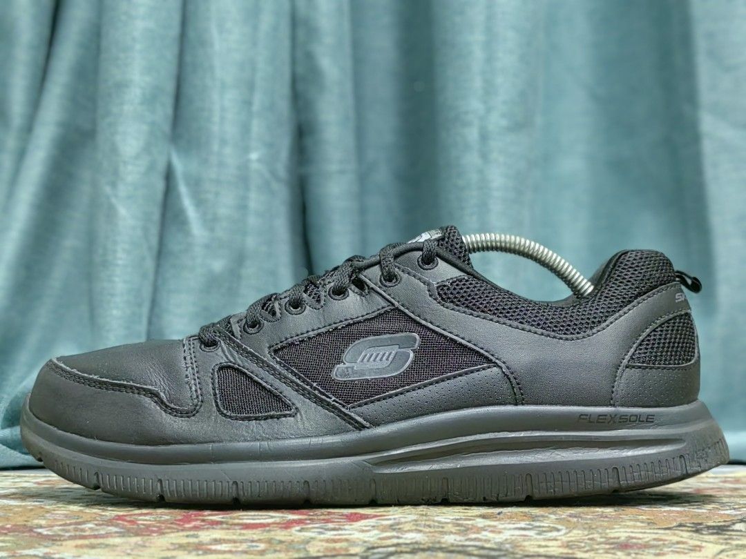 SKECHERS WORK WORLD FAMOUS SLIP RESISTANT 10.5UK 29.5CM Men s Fashion Footwear Sneakers on Carousell