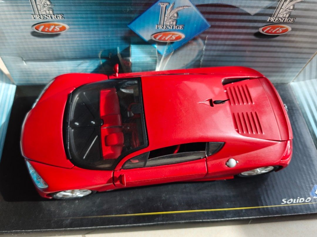 Solido - Peugeot RC Concept Car - 1/18 - Rouge - Comme Neuf