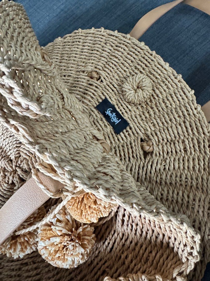 Sportsgirl straw bag hotsell