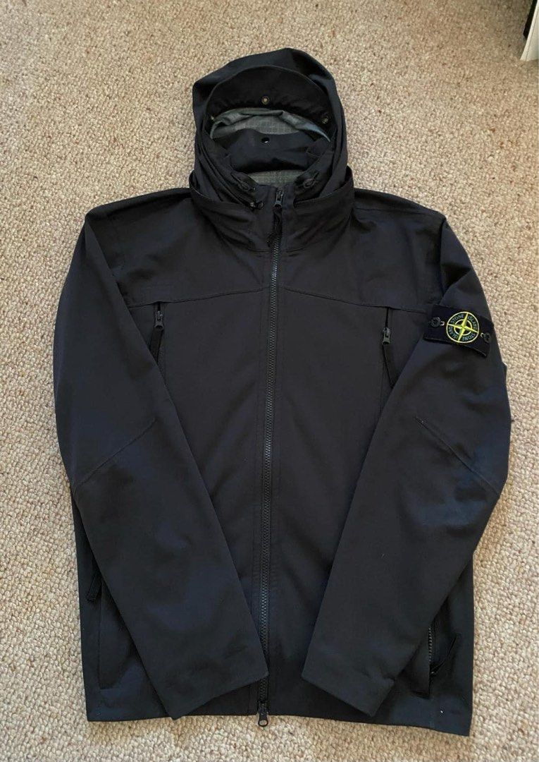 Stone island soft shell si check grid cheap