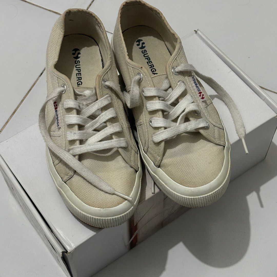 Australia Silver Supergas Superga 2750 Cotu Canvas Shoes Juniors - Main Image