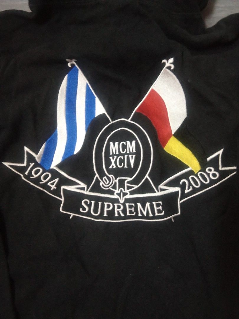 Supreme mcm hoodie 2025