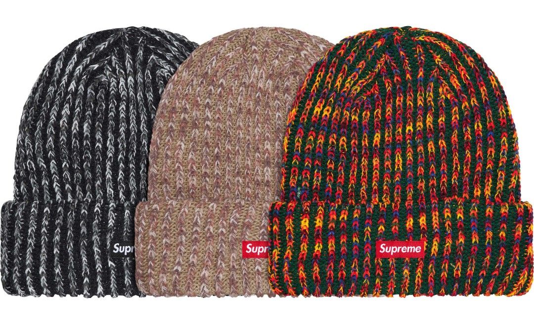 Supreme Rainbow shops Loose Gauge Beanie Men
