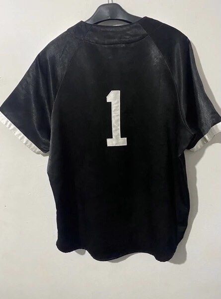 Supreme satin baseball jersey justin bieber Fesyen Pria Pakaian Baju Luaran di Carousell