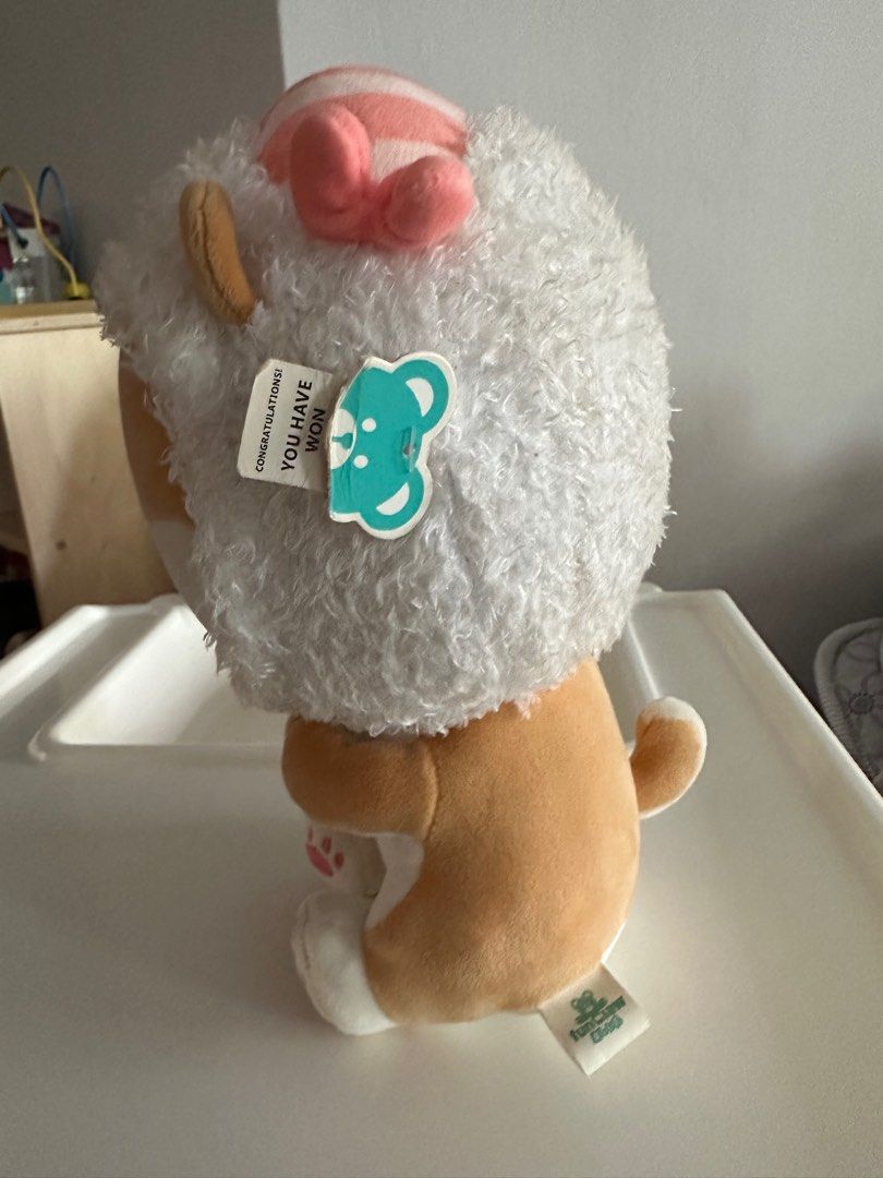 Sushi Teddy Bear soft toy (Category: Toys & Games) located in Singapore. Submitted by kissio (Listing ID 1330775589, Image 3). Description: Some hint of dirt at the top .